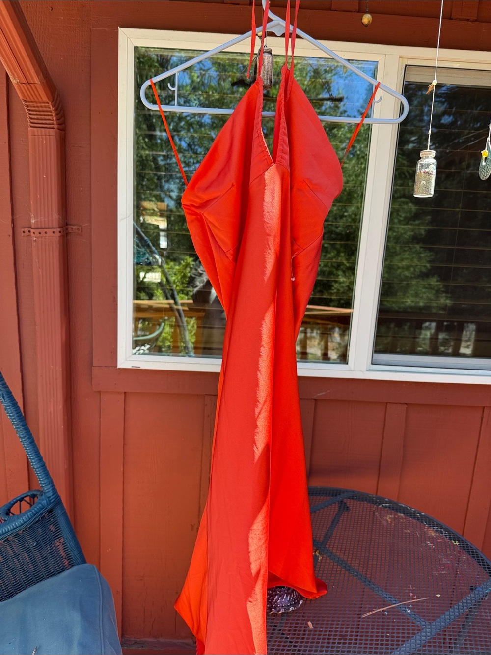 Abercrombie & Fitch Coral Orange Dress - Picture 2 of 7